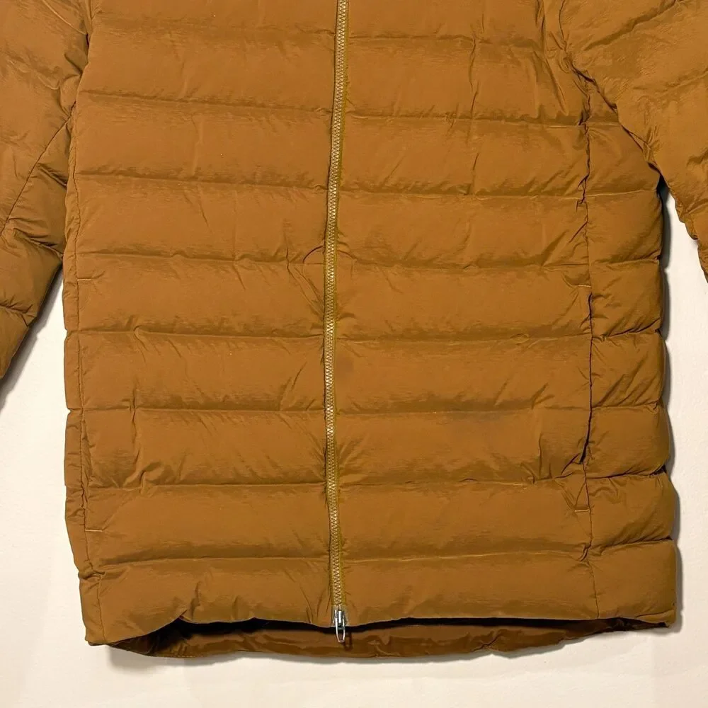 Lululemon Down Full Zip Puffer Jacket Brown XS